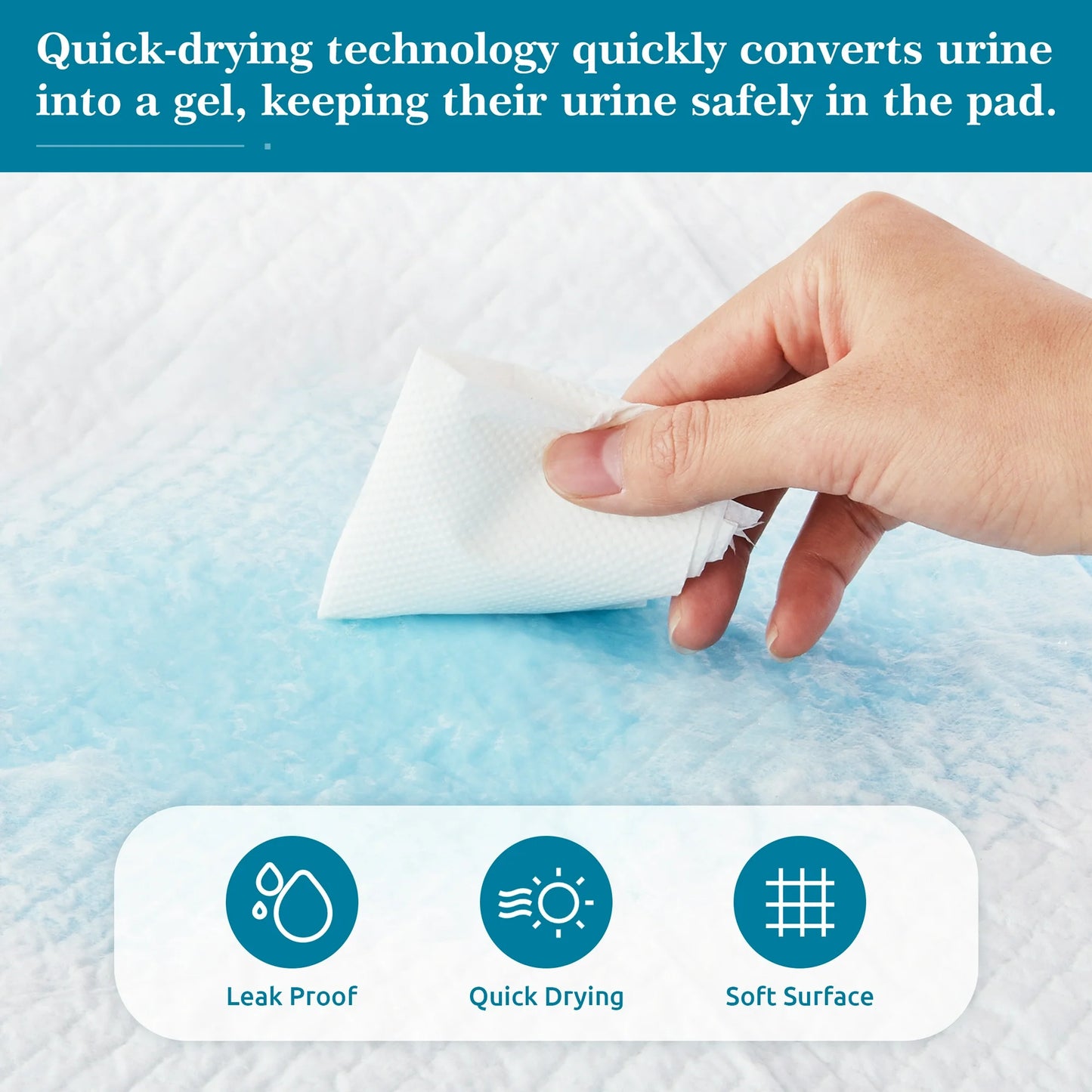 Onekawa Extra Large Disposable Bed Incontinence Pads – Leak-Proof Underpads for Adults Elderly , Thicker Absorbent Bed Protection(32”x36”, 40 Count)