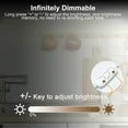 Onekawa Under Cabinet Lighting,Adjustable Angle Plug in LED,Undercabinet Lights for Kitchen&Closet,White