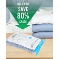 ZALFLEX Vacuum Storage Bags with Electric Pump, 10 Jumbo Size Airtight Vacuum Sealed Space Saver Bag for Clothes, Mattress, Blankets, Duvets, Pillows, Comforters, Travel