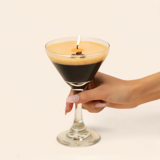 WANALIT Coffee Martini Scented Soy Wax Candle Home Decor Gift for Christmas, Birthday, Halloween for Bedroom, Coffee Bar Unique Present for Women, Men, Girlfriend