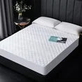 Onekawa Full Mattress Protector Waterproof Mattress Cover Soft Breathable Full Size Mattress Pad with Deep Pocket 14-18 Inches Bed Covers Ideal for Home Bedding