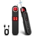 Onekawa Hidden Camera Detectors,Portable Camera Finder Detector,Finder GPS Tracker Detector for Office, Hotel, Travel and Car,1 Pack,Black