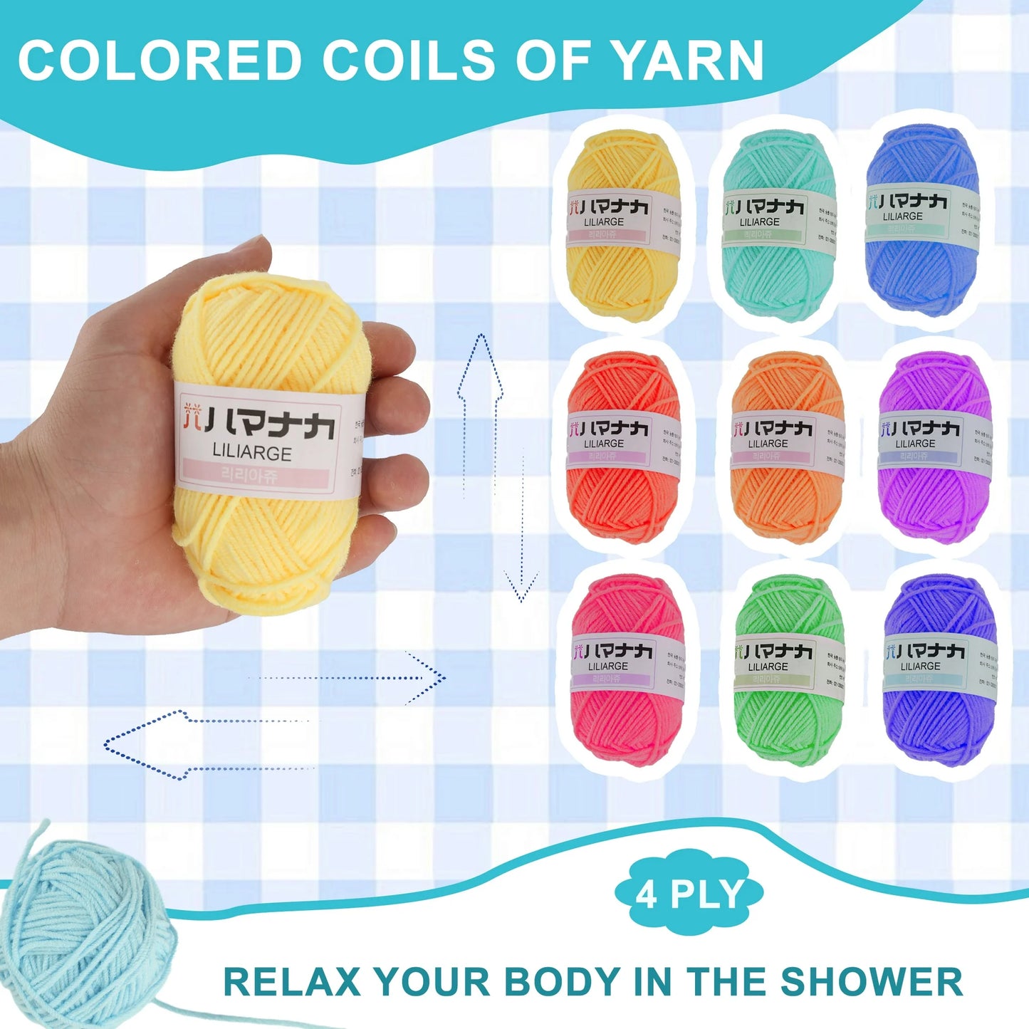 Onekawa 73 PCS Crochet Kit for Beginners - Complete 27 Crochet Starter Kit with Ergonomic Hooks, Yarn Set, Knitting Needles, Storage Bag, Stitch Markers - Ideal DIY Yarn Craft Gift for Adults & Kids